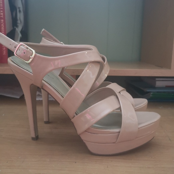 Nude Platform Heels - Picture 3 of 3